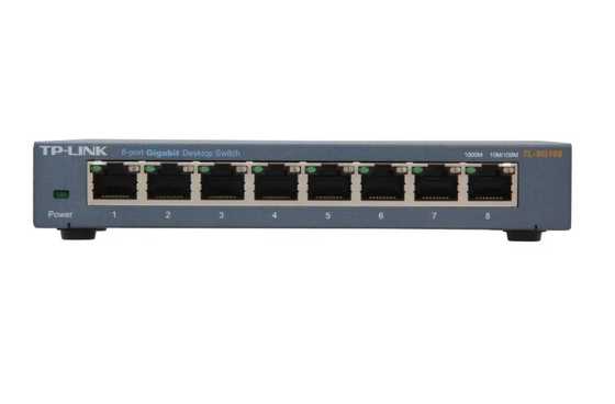 Original SWITCH TL-SG108 8 Port Gigabit Ethernet Netzwerk-Schalter