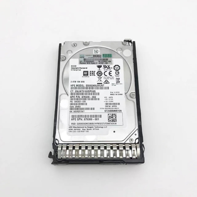 Original 881457-B21 HPE 2.4TB SAS 12G Enterprise 10K SFF SC 512e DS HDD 881507-001 für HPE Server G8/G9/G10