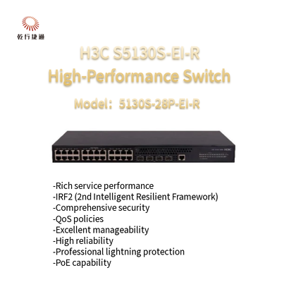 H3C S5130S-EI-R S5130-28P-EI-R Next-Generation High-Performance Gigabit Ethernet Switch