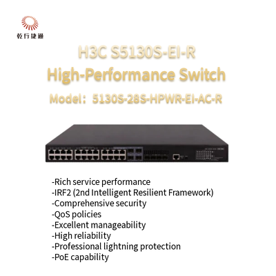 H3C S5130S-EI-R 5130S-28S-HPWR-EI-AC-R  Next-Generation High-Performance Gigabit Ethernet Switch