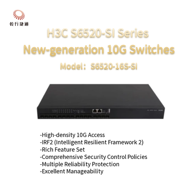 H3C S6520-SI Serie S6520-16S-SI 10-Gigabit-Ethernet-Switches der nächsten Generation