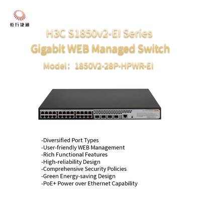 H3C S1850V2-EI-Serie 1850V2-28P-HPWR-EI Gigabit-Web-Managed Switches