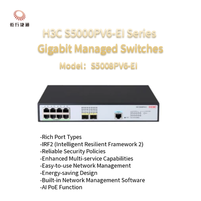 H3C S5000PV6-EI-Serie S5008PV6-EI Gigabit-Managed Switches
