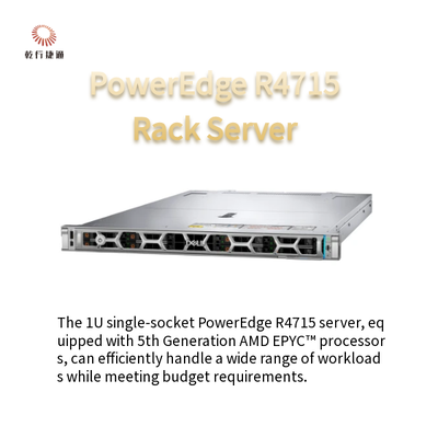 PowerEdge R4715 1U Single-Socket-Server mit AMD EPYC-Prozessoren der 5. Generation