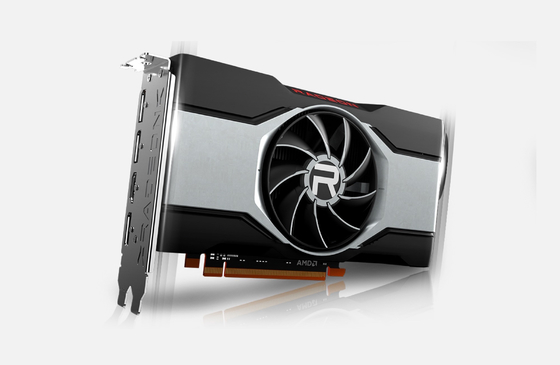 Grafische Karte 16 AMDs Radeon RX 6400 Geforce Gbps 64 gebissenes AMD RX 6000 Reihe