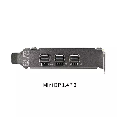 Grafische Karte drei Mini Display Port NVIDIAS T400 4GB 2GB GDDR6 Geforce