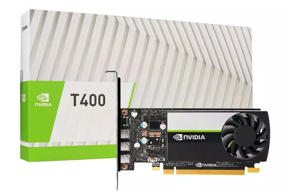 Grafische Karte drei Mini Display Port NVIDIAS T400 4GB 2GB GDDR6 Geforce