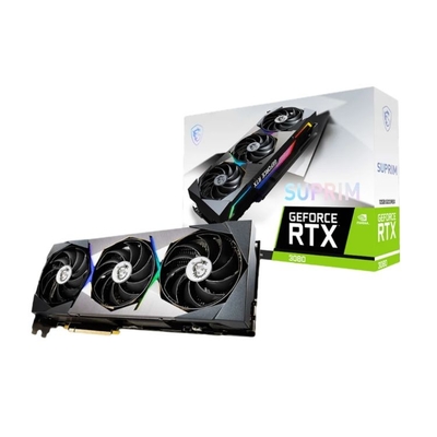 MSI GeForce RTX 3080 SUPRIM X 12G nicht LHR Bit der Spiel-Grafikkarte-384