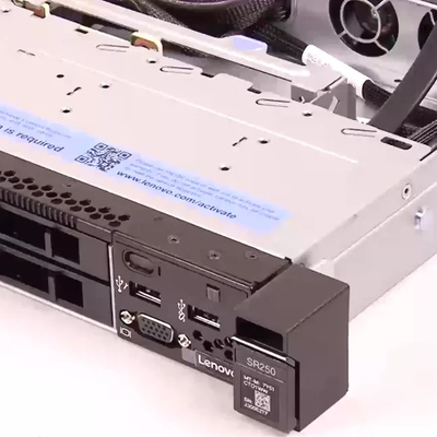 Gestell-Speicher-Server-Intels Xeon E-2378G ThinkSystem SR250 V2 4SFF Prozessor