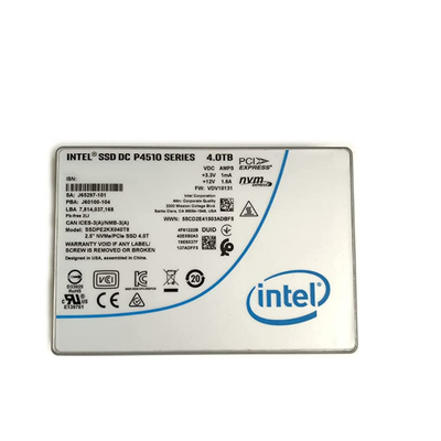Server-Intel 4TB SSD-DC P4510 2,5 U.2 NVMe PCIe SSDPE2KX040T8 SSDPE2KX040T801