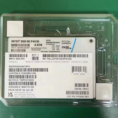 Server-Intel 4TB SSD-DC P4510 2,5 U.2 NVMe PCIe SSDPE2KX040T8 SSDPE2KX040T801