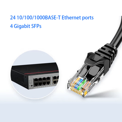 S5735S-L24T4S-QA2 Huawei Switch 24 Port Gigabit Ethernet+4 Gigabit Glasfaser-Port