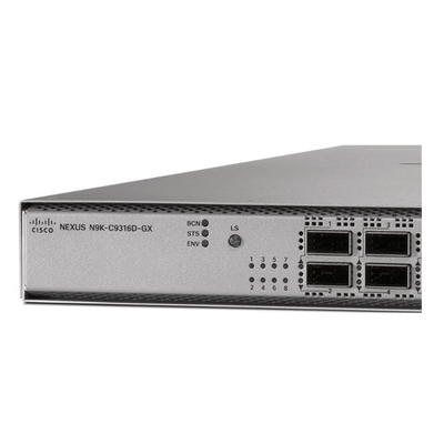 N9K-C9316D-GX Datacom-Switches mit 16p 400/100G QSFP-DD RJ-45 SFP 4 Kerne CPU 128 GB SSD-Laufwerk