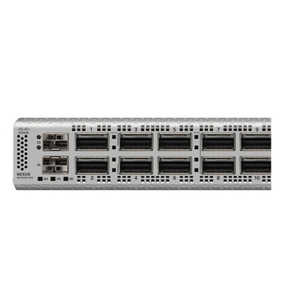 N9K-C9332D-GX2B cisco 10 Gigabit Ethernet-Switch mit 32p 400/100-Gbps QSFP-DD-Ports und 2p 1/10 SFP+-Ports