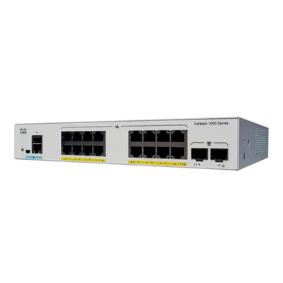 Cisco C1000-16P-2G-L Gigabit Layer 2 Netzwerk verwaltete Enterprise Switch 16 Port RJ45 PoE+ 2SFP Optical Uplink 120W