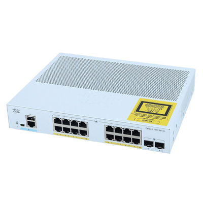 Cisco C1000-16P-2G-L Gigabit Layer 2 Netzwerk verwaltete Enterprise Switch 16 Port RJ45 PoE+ 2SFP Optical Uplink 120W
