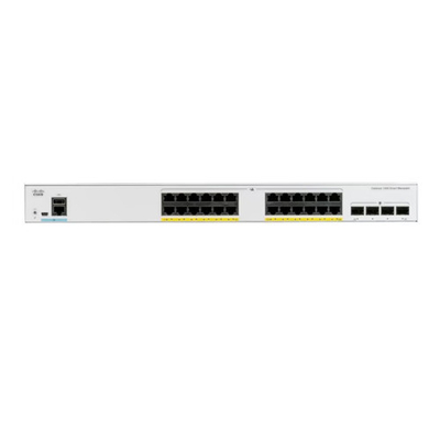 Cisco C1000-24P-4X-L Zugangsschalter 24Gigabit Ethernet RJ45 PoE+ Uplink-Schnittstellen 4 SFP+ 195W