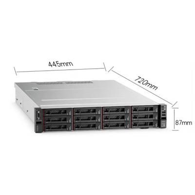 Lenovo HR650X 2U Rack Server Gold 5218*2/128G/480G+4*1,2T/R730-8i