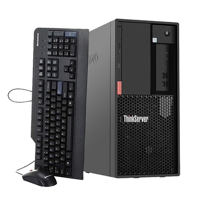 Lenovo TS90X Geschäftsbürocomputer ERP Finanzsystemserver E-2324G/16G/ 256G+2*1T