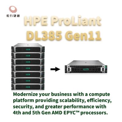 HPE ProLiant DL385 Gen11 Storage Server, Flash-Speichersystem, Zeon-CPU Server