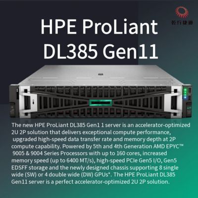 HPE ProLiant DL385 Gen11 Der sichere und leistungsstarke Rack-Speicher für digitale Transformation, Datenspeicher