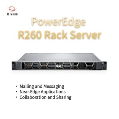 Dell PowerEdge R260 Rack-Speicherserver, Datenspeicherserver, benutzerdefinierter Speicherserver