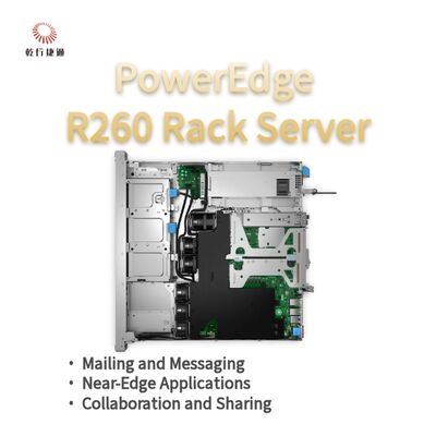 Dell PowerEdge R260 Rack-Speicherserver, Datenspeicherserver, benutzerdefinierter Speicherserver