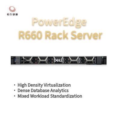 Dell PowerEdge R660 Rack-Server, Flash-Speichersystem, Xeon-CPU-Server, benutzerdefinierter Speicherserver