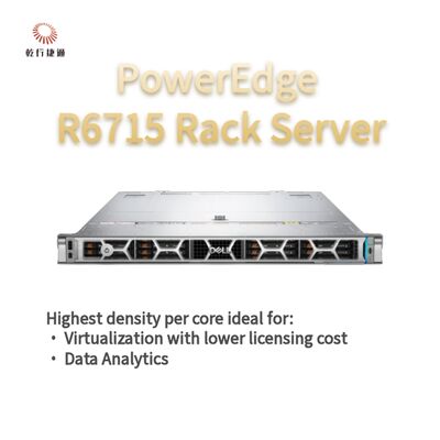 Dell PowerEdge R6715 Rack-Server, benutzerdefinierter Speicher-Server, zweiseitiger Server