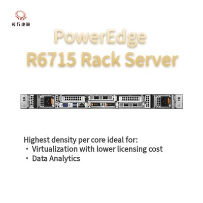 Dell PowerEdge R6715 Rack-Server, benutzerdefinierter Speicher-Server, zweiseitiger Server