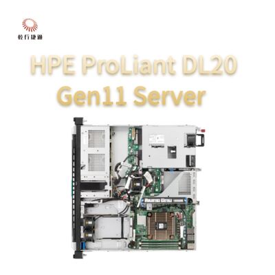 HPE ProLiant DL20 Gen11 Rack-Server, Flash-Speichersystem, Xeon-CPU-Server