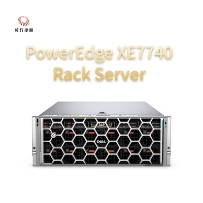 PowerEdge XE7740 Rack-Server Flexible KI-Beschleunigung PowerEdge XE7740 ermöglicht KI-Einblicke für Unternehmen mit flexiblen luftgekühlten PCIe-GPU-Konfigurationen für Inferenz und Modell-Feinabstimmung
