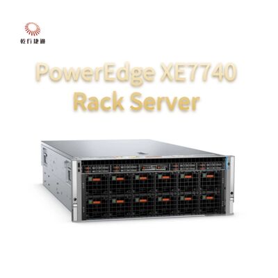 PowerEdge XE7740 Rack-Server mit 64-Kern-Intel-Xeon für KI-Beschleunigung und 1,5 TB GPU-Speicher