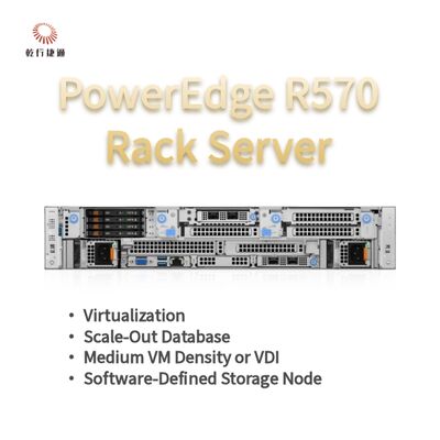 Dell PowerEdge R570 Rack-Server mit 144 Kernen, 384 TB Speicher und energieeffizientem Design