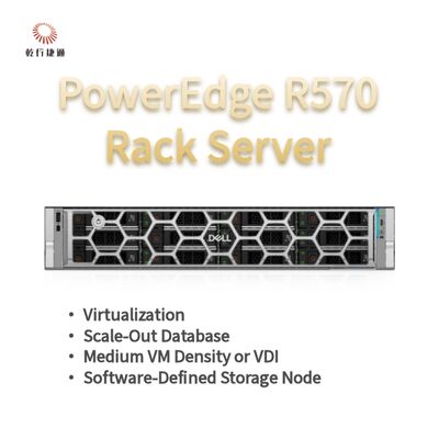 Dell PowerEdge R570 Rack-Server mit 144 Kernen, 384 TB Speicher und energieeffizientem Design