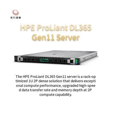 HPE ProLiant DL365 Gen11 Server 1U 2P mit hoher Auflösung Skalierbarer Server für wachsende Unternehmen