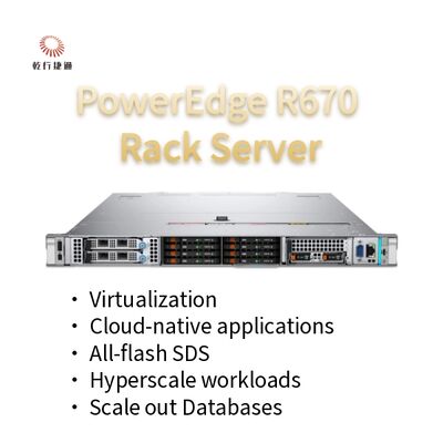  PowerEdge R670 1u Rack Server Factory Price Intel Xeon 6 processors