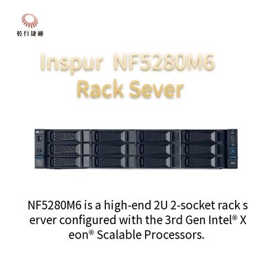 Inspur NF5280M6 2U Schienen-Ausrichtungs-System des Gestell-Server-4210R 8G*4/2T SATA 550W