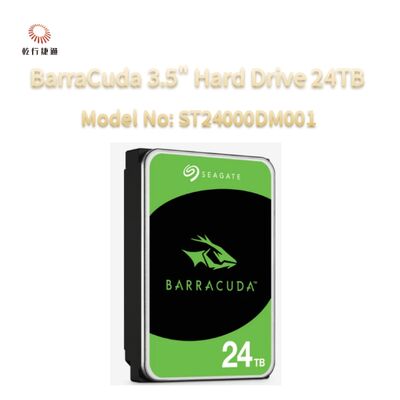 Seagate BarraCuda 3.5" Hard Drive 24TB Model No: ST24000DM001
