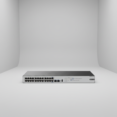 H3C Mini S1226FX 10G Uplink Switch Energiesparender grüner Switch