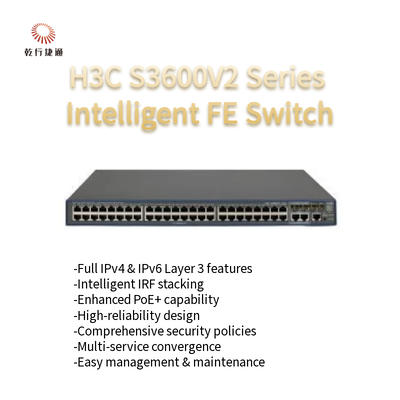 H3C S3600V2-Serie Intelligenter IRF-Schnell-Ethernet-Schalter S3600V2-52TP-SI