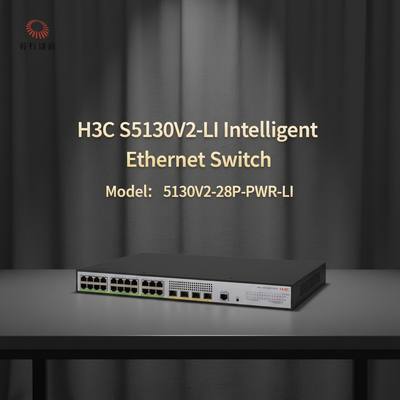 S5130V2-28P-PWR-LI H3C S5130V2-LI Grüner intelligenter Gigabit-Ethernet-Switch