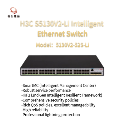 S5130V2-52S-LI H3C S5130V2-LI Grüner intelligenter Gigabit-Ethernet-Switch