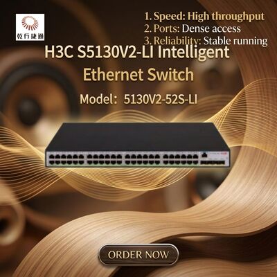 S5130V2-52S-LI H3C S5130V2-LI Grüner intelligenter Gigabit-Ethernet-Switch