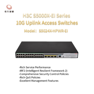 H3C S5000X-EI-Serie S5024X-HPWR-EI 10G Uplink-Zugriffsschalter