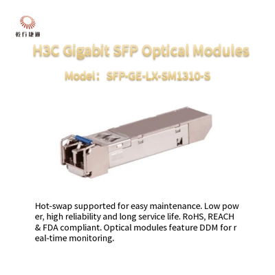 Optische H3C-Gigabit-SFP-Module mit geringem Stromverbrauch und Hot-Swap-fähig SFP-GE-LX-SM1310-S