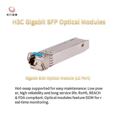 Optische H3C-Gigabit-SFP-Module mit geringem Stromverbrauch und Hot-Swap-fähig SFP-GE-LX-SM1310-S