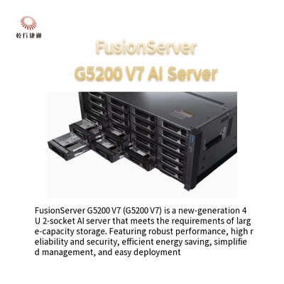 FusionServer G5200 V7 4U KI-Server1 oder 2 x Intel Xeon Skalierbare Prozessoren der 4./5. Generation