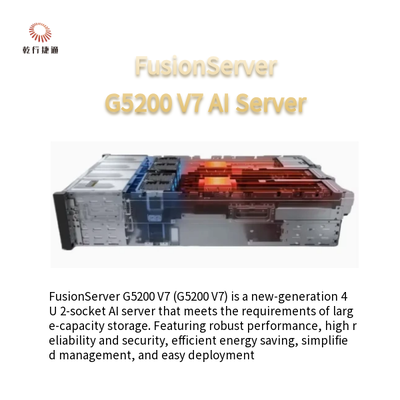 FusionServer G5200 V7 4U KI-Server1 oder 2 x Intel Xeon Skalierbare Prozessoren der 4./5. Generation