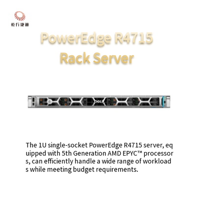 PowerEdge R4715 1U Single-Socket-Server mit AMD EPYC-Prozessoren der 5. Generation